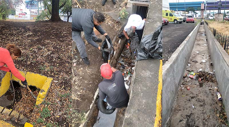 Retira Ayuntamiento toneladas de basura de calles y drenes