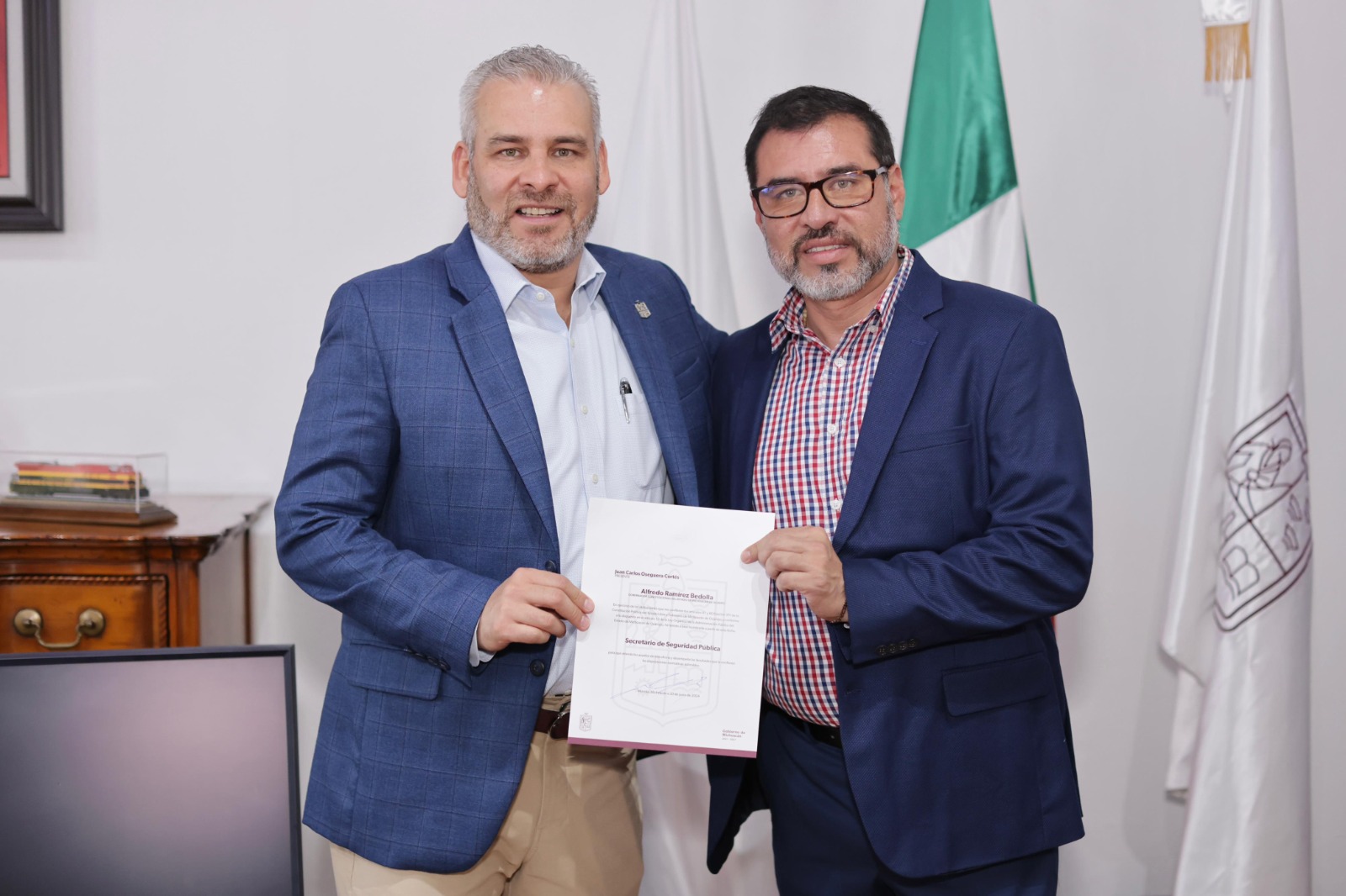 Hay nuevo secretario de Seguridad Pública en Michoacán; Bedolla designa a Juan Carlos Oseguera