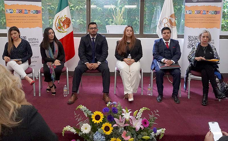 Jóvenes opinan respecto a la discriminación y procesos electorales