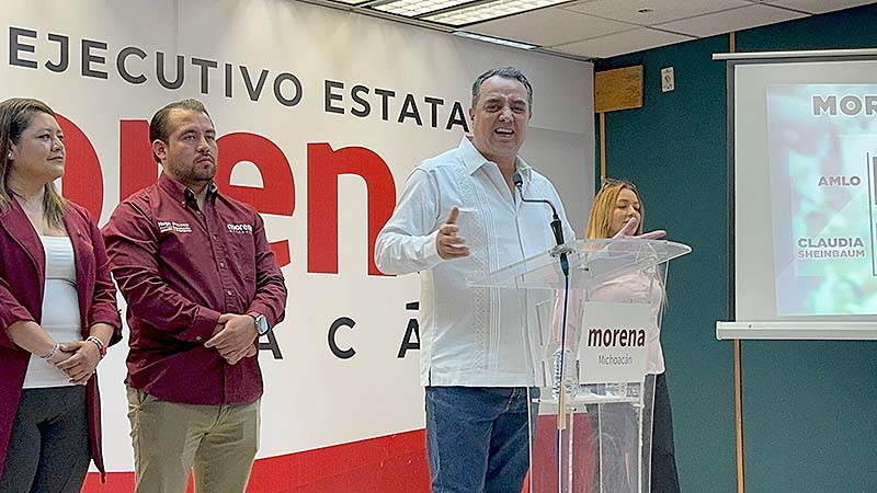 Los michoacanos mandaron al carajo a los corruptos y votan por Morena: JPCS