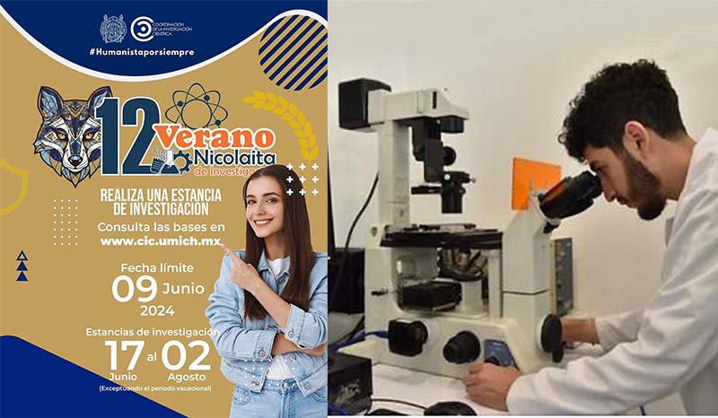 UMSNH incentiva a las y los futuros investigadores, abierta convocatoria para el Verano Nicolaita de Investigación