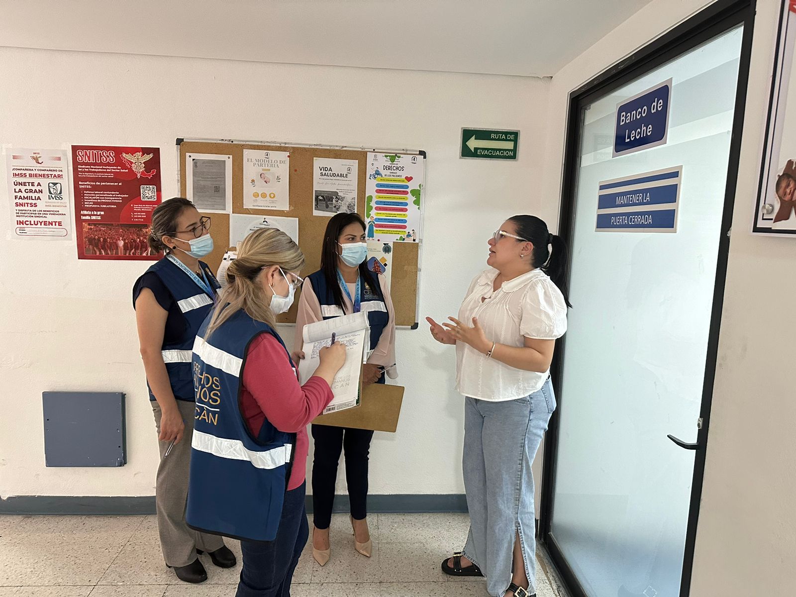 Realiza CEDH Michoacán visita de supervisión al hospital de la mujer y unidad de especialidades médicas dedicadas al cáncer de mama