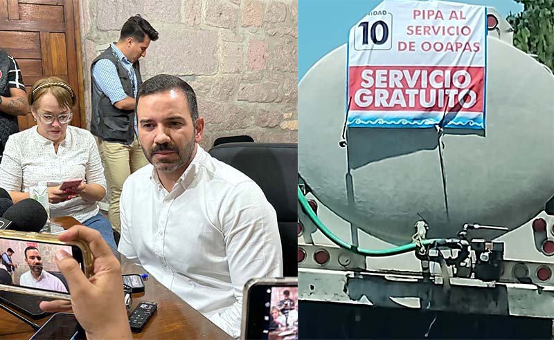 De manera permanente trabajan pipas para suministro de agua en colonias donde hace falta