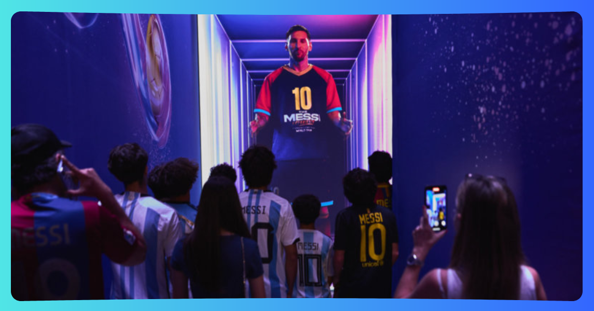 Ya está en Los Ángeles “The Messi experience”, evento interactivo con  la más alta tecnología