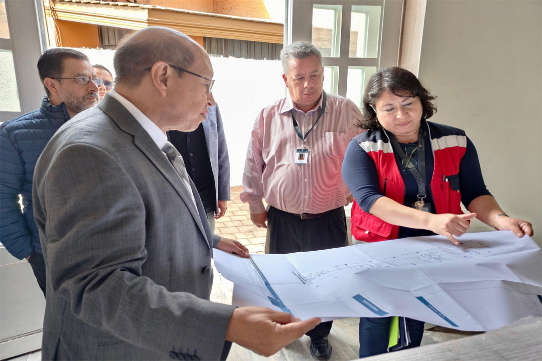 Supervisa magistrado presidente Jorge Reséndiz García proyecto de nueva sede en Jiquilpan