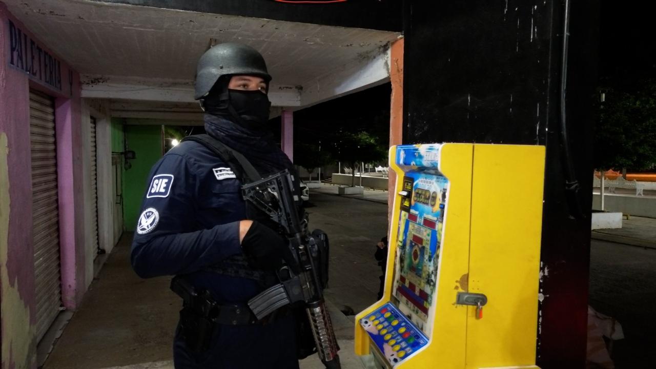 Aseguradas mil 528 máquinas tragamonedas en operativos entre SIE y FGE