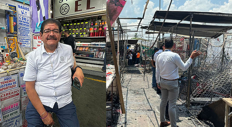 Será la Fiscalía quien determine el origen del incendio de puestos a las afueras del Mercado “Independencia”