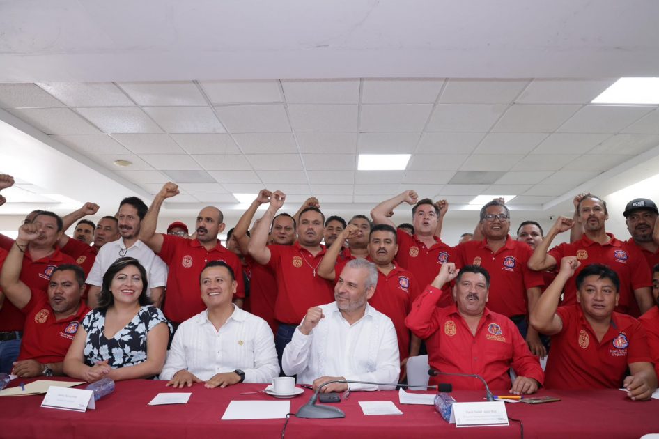 Refrenda Bedolla respaldo a derechos laborales del sector minero en LC