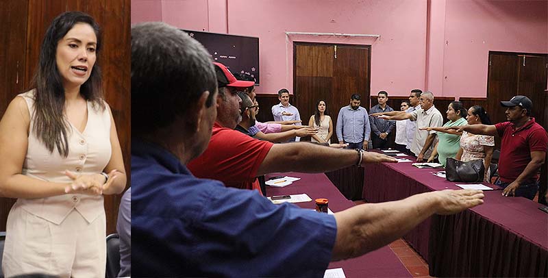 Fanny Arreola instala comité municipal de salud 2024/2027