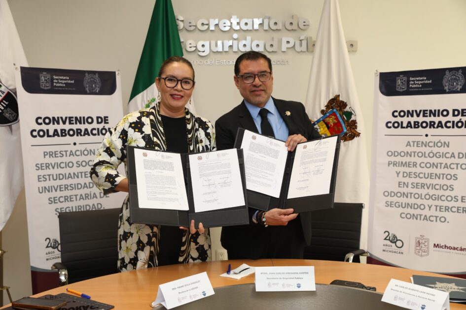 UMSNH y SSP hacen equipo para fortalecer a estudiantes nicolaitas y a la Guardia Civil