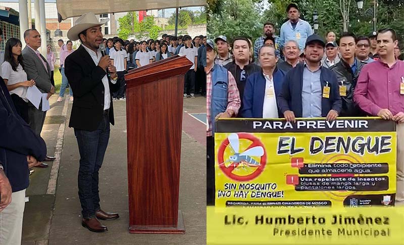 Continua en Los Reyes campaña por la erradicación del dengue: Humberto Jiménez