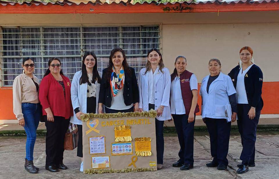 Capacitan y sensibilizan en la prevención del cáncer infantil en Villa Morelos