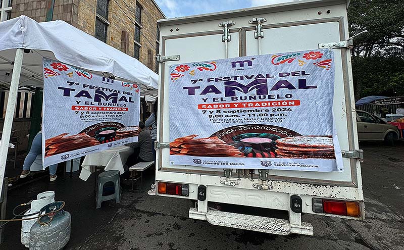 Con gran sabor este día se realiza el 7° Festival del Tamal y el Buñuelo