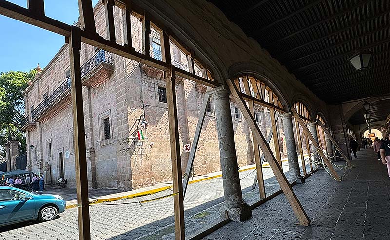 En próximos días podría iniciar reparación de pilares del Portal Allende