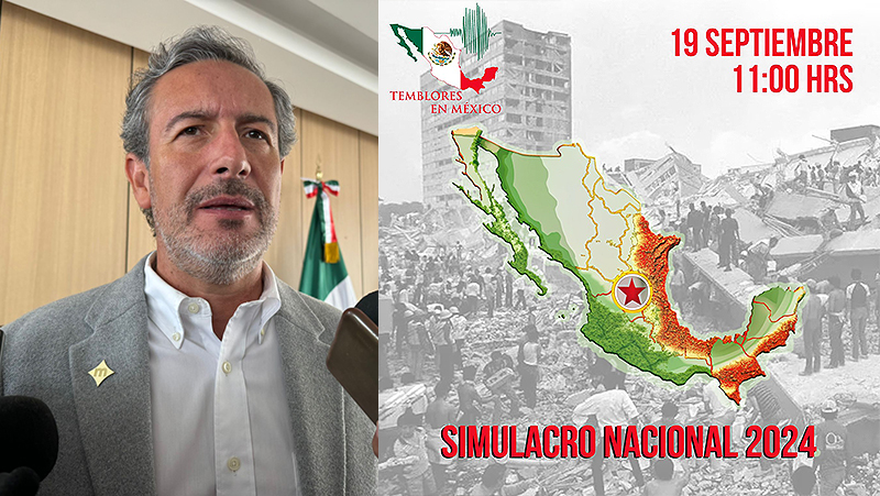 Mañana simulacros sismológicos en todo Michoacán para unirse al nacional en conmemoración del terremoto de aquel 19 de septiembre de 1985