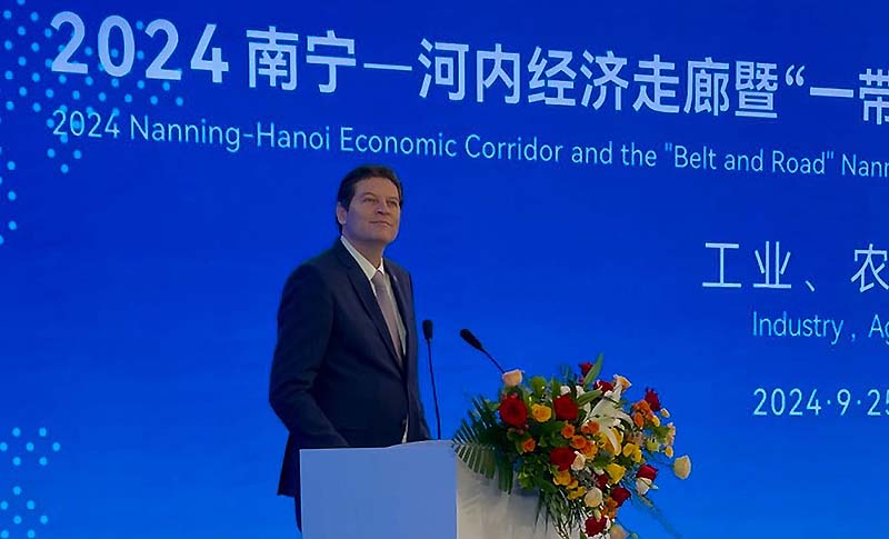 Presenta Alfonso Martínez Parque Agroindustrial Morelia ante líderes de 12 naciones asiáticas