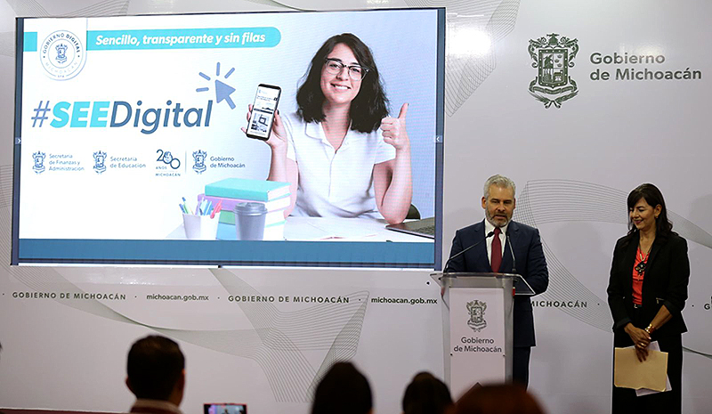 Con Bedolla, los trámites educativos están a un solo clic