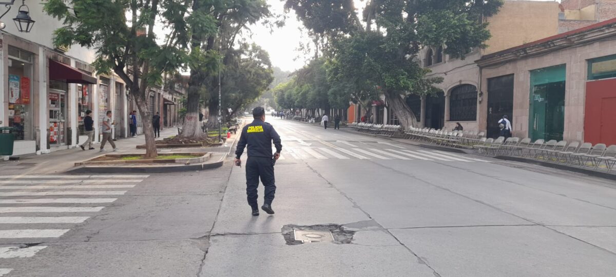 Instala Policía Morelia, dispositivo de seguridad