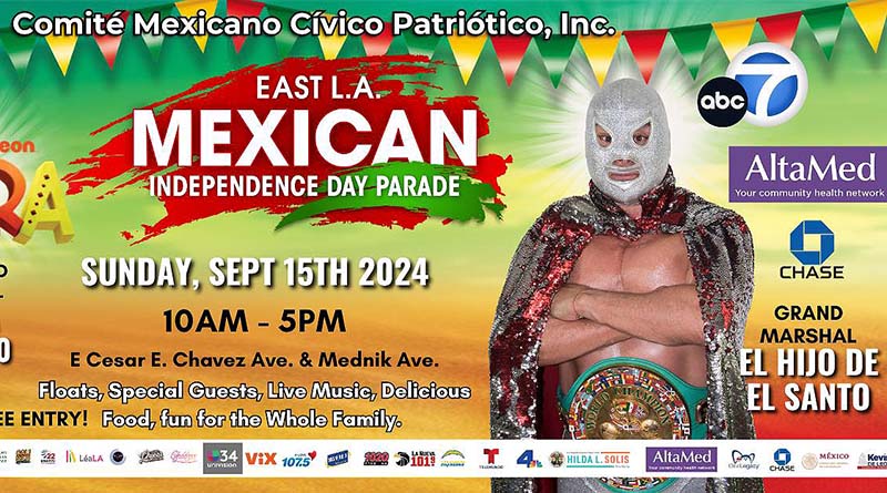 El “Hijo del Santo” será el gran mariscal en la edición #78 del Desfile de la Independencia de México en Los Ángeles