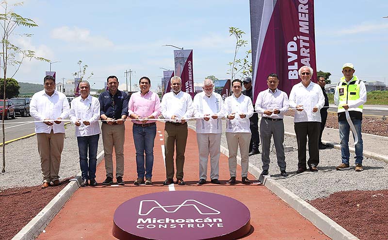 Inaugura Bedolla Libramiento Martí Mercado, primera obra multianual de este gobierno