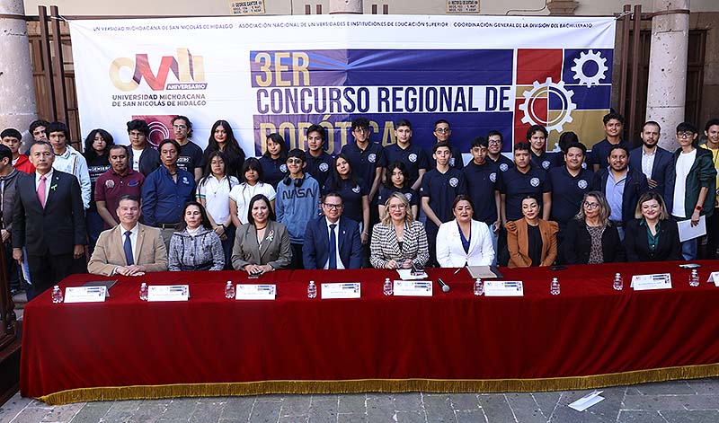 Rectora inaugura el Tercer Concurso Regional de Robótica ANUIES 2024; participantes marcan la diferencia, apunta
