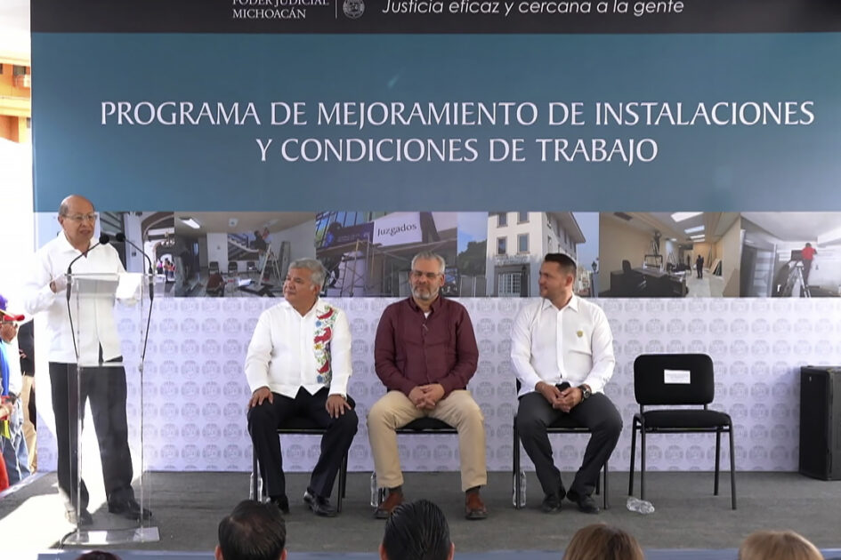 Continúa el Poder Judicial de Michoacán mejorando espacios, condiciones de trabajo y su servicio a la ciudadanía