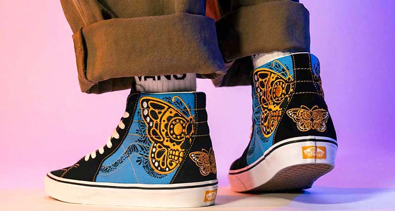 Vans lanza tenis con diseño de la Mariposa Monarca y Noche de Muertos