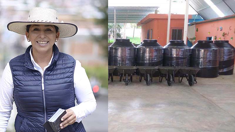 Arranca programa de adquisición de tinacos en Quiroga