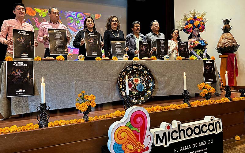 Noche de Ánimas en Quiroga para Día de Muertos
