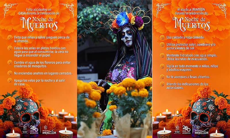 ¿Visitarás panteones en Noche de Muertos? Sigue estas recomendaciones de la SSM