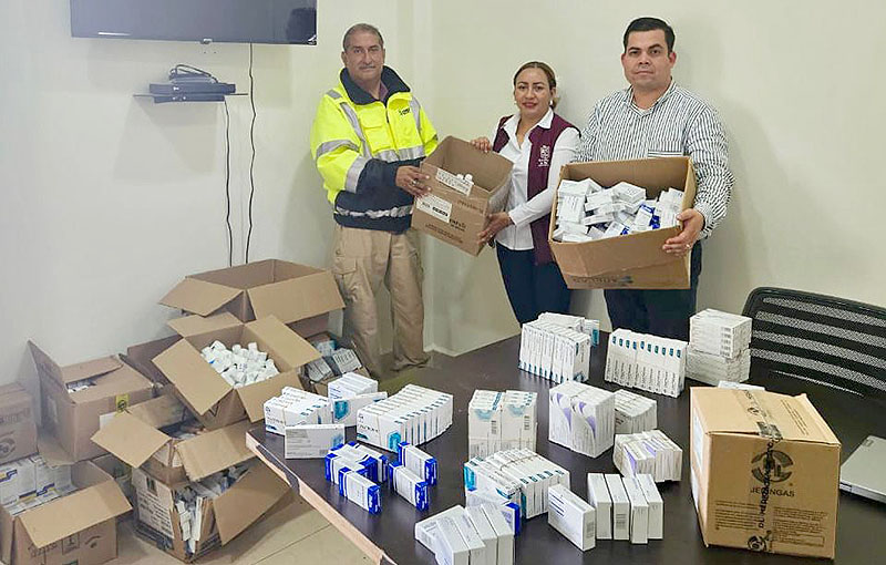 Envían insumos médicos a Huetamo y San Lucas para atender a población afectada por John