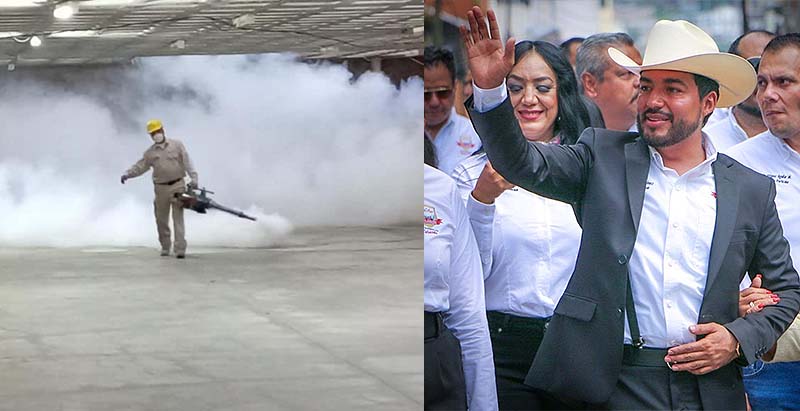 Inicia Jornada de Fumigación Contra el Dengue en Los Reyes