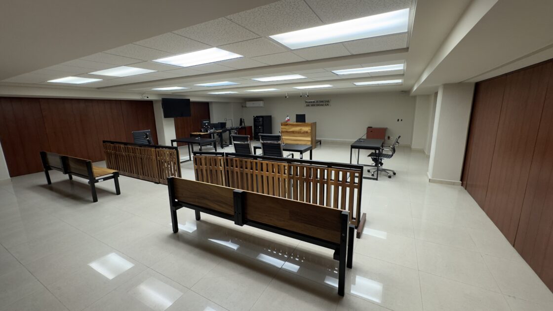 Morelia cuenta con salas mejoradas y equipadas para juicios mercantiles