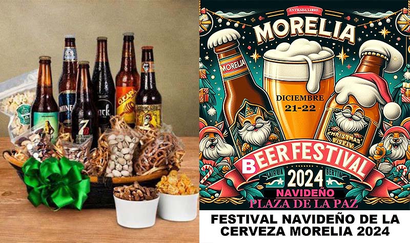 Del 21 al 22 de diciembre e realizará el Festival Navideño de la Cerveza Morelia, en la Plaza de la Paz