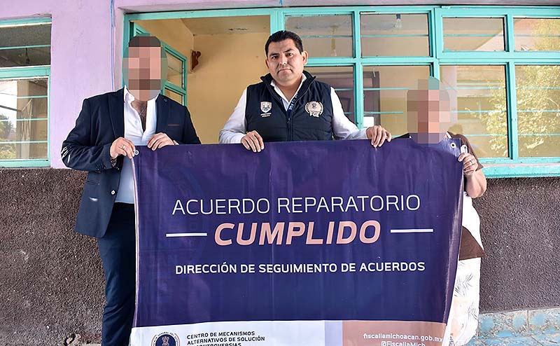 Se lograron 9 mil 143 acuerdos reparatorios por delito penal, de enero a noviembre de este año