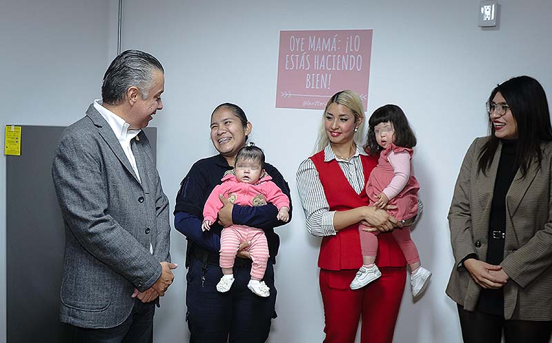 Salas de lactancia, espacios dignos para apoyar a madres trabajadoras: Navarro García