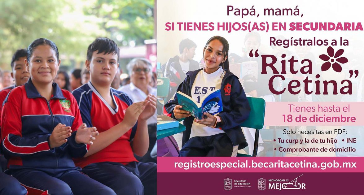 Así puedes comprobar que el registro a la beca Rita Cetina fue exitoso