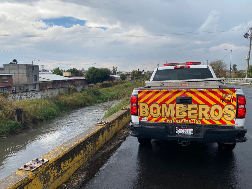 Despliega Gobierno de Morelia brigadas para atender incidencias por fuerte lluvia de este domingo