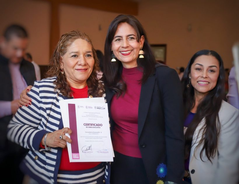 SEE certifica obras en escuelas de Uruapan, Apatzingán y Los Reyes por más de 188 mdp
