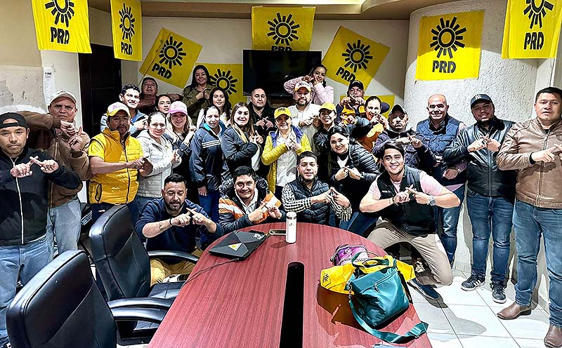 Denuncia PRD actitudes provocadoras del equipo del PRI en Irimbo