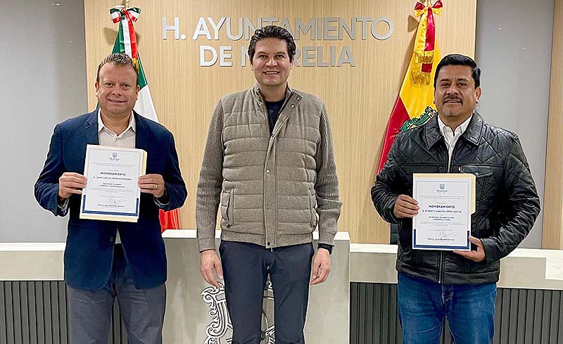 Designa Alfonso Martínez a nuevos funcionarios municipales