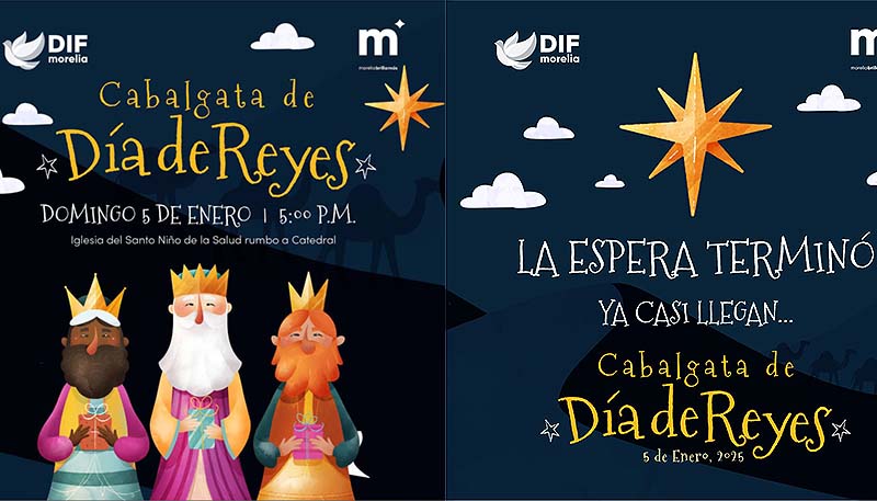 Falta poco para la Cabalgata de Día de Reyes en Morelia