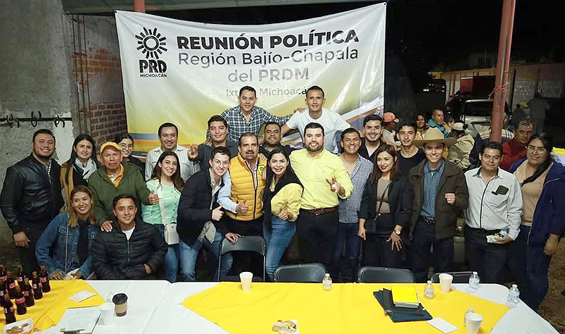 Integrantes del PRDM realizan reunión informativa en Ixtlán con militancia de la región Bajío-Chapala