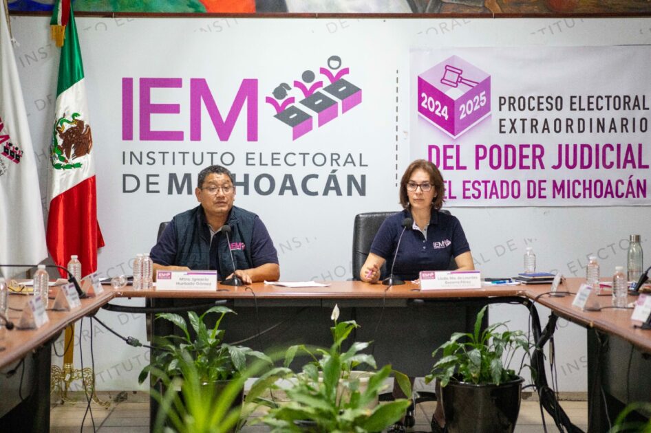 Aprueba IEM la implemtación de la Red de Mujeres Juzgadoras para el proceso electoral del Poder Judicial