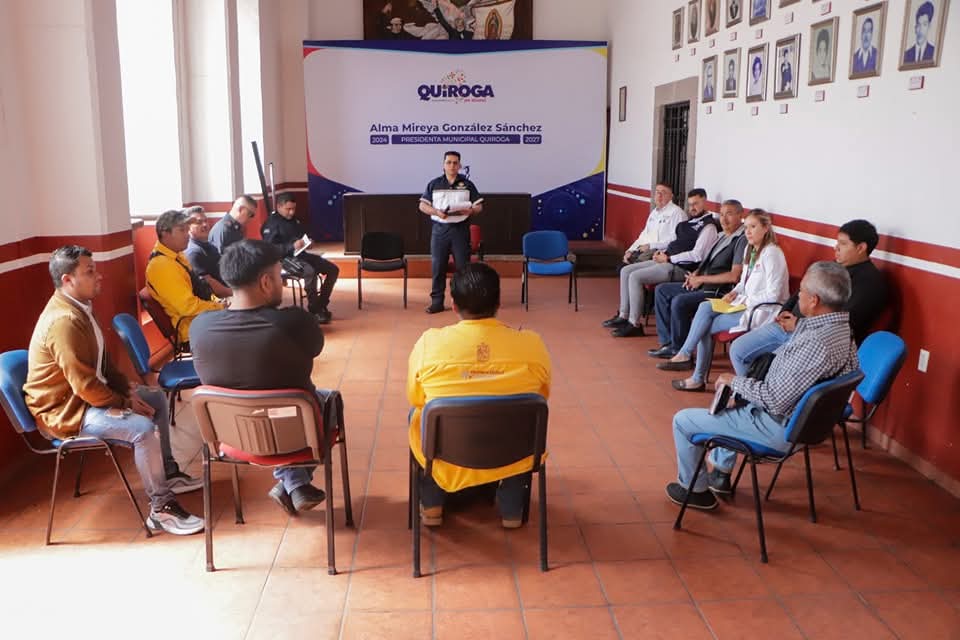 Conforma Gobierno de Quiroga Consejo Municipal de Protección Civil