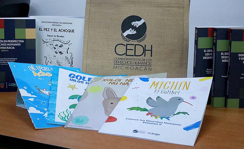 Cuenta la CEDH Michoacán con su propio sello editorial