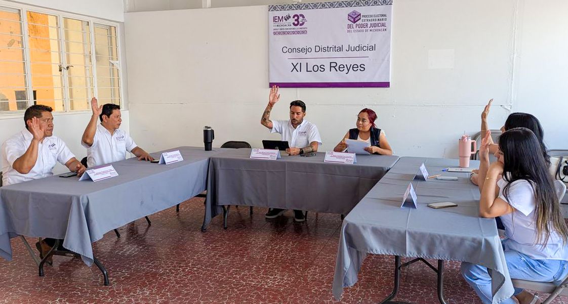 Instalan y rinden protesta los integrantes 26 comités distritales del IEM para las elecciones judiciales