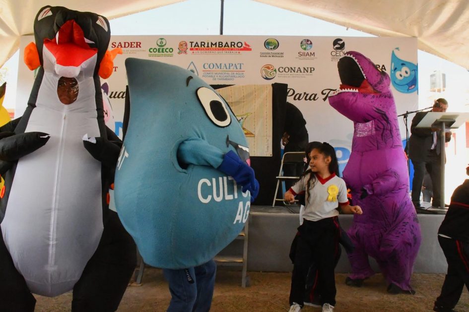 Tarímbaro conmemora el Día Mundial del Agua y hace un llamado a su uso responsables y conservación