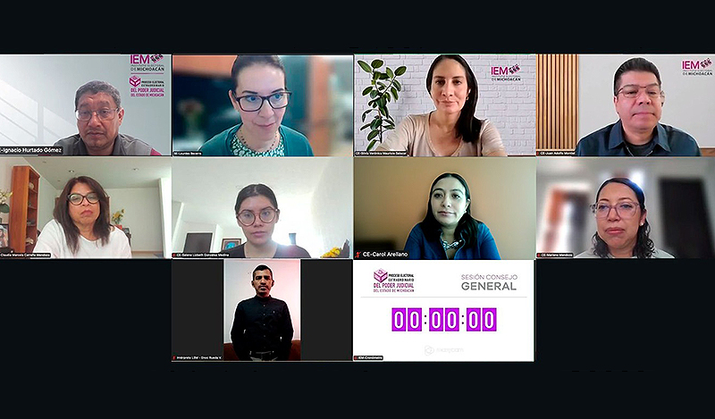 El IEM aprueba topes de gastos personales de campaña para las elecciones del Poder Judicial de Michoacán