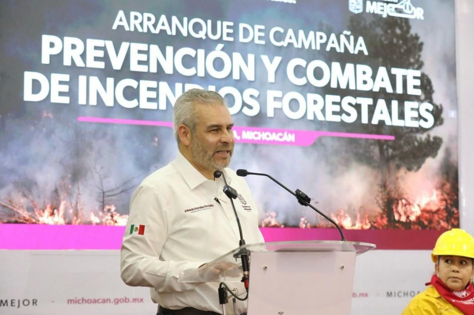 Suman cinco incendios forestales extintos en Michoacán